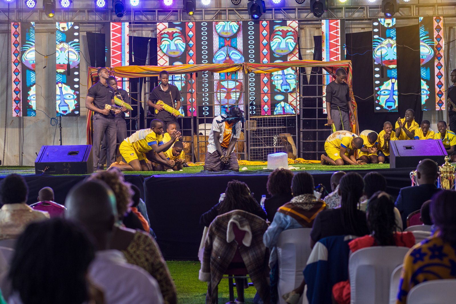 Drama performance at Namilyango MDD