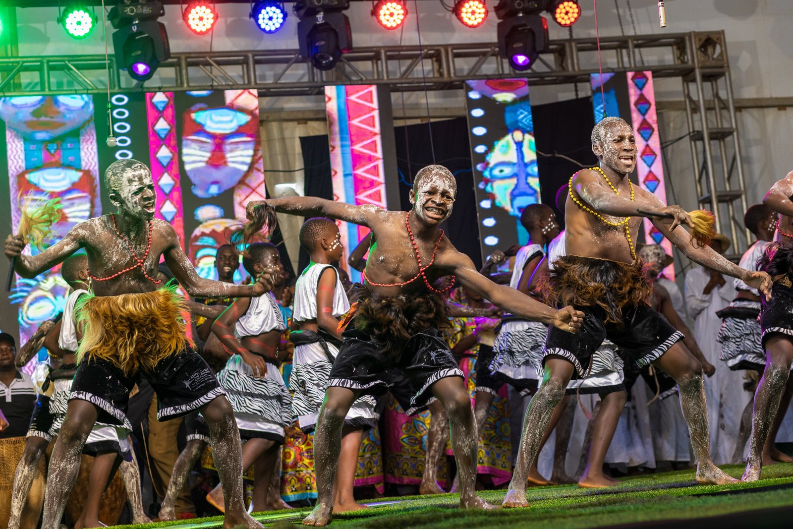 Traditional dance performance at Namilyango MDD